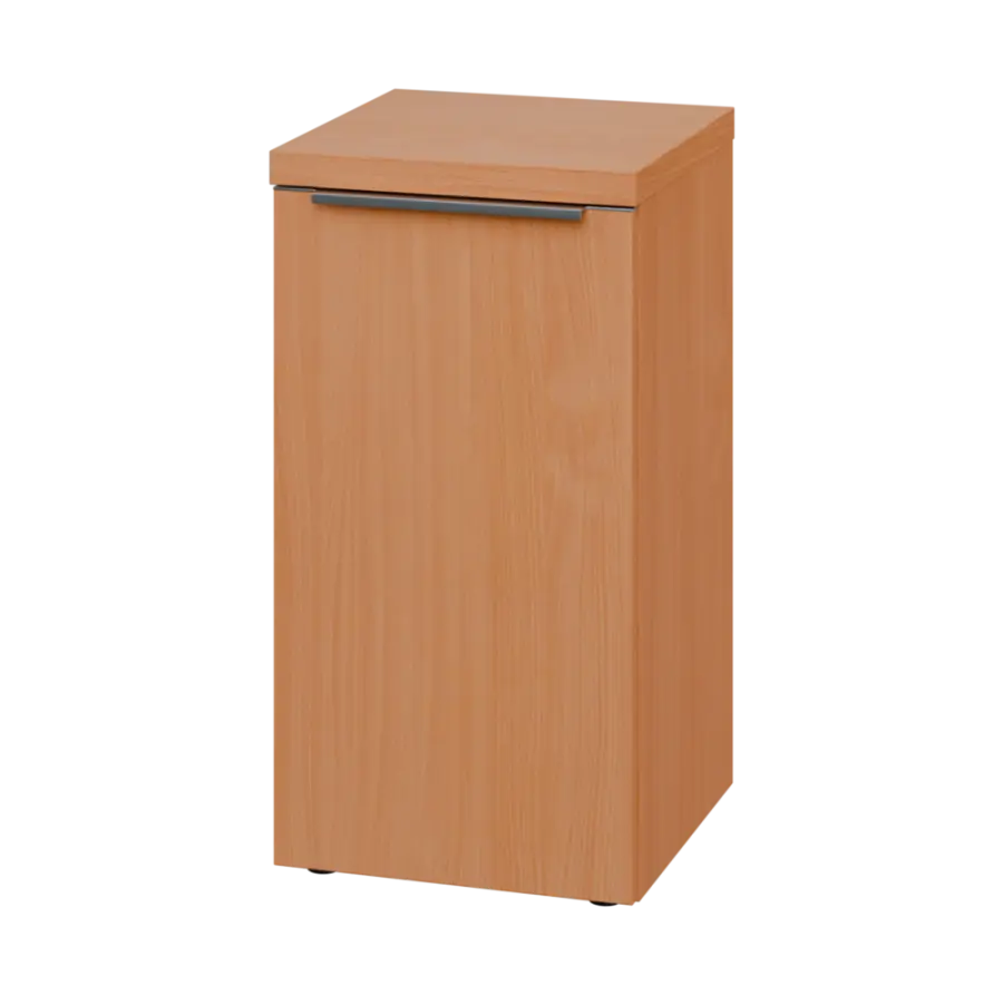 SIN 2 - 4D kancelářská skříň, 1-dveřová, levá, 770x400x400, buk royal